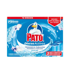 PATO-PATO WC ACTIVE DISCS x 2 recargas de frescura marinha 2 unidades-DrShampoo - Perfumaria e Cosmética