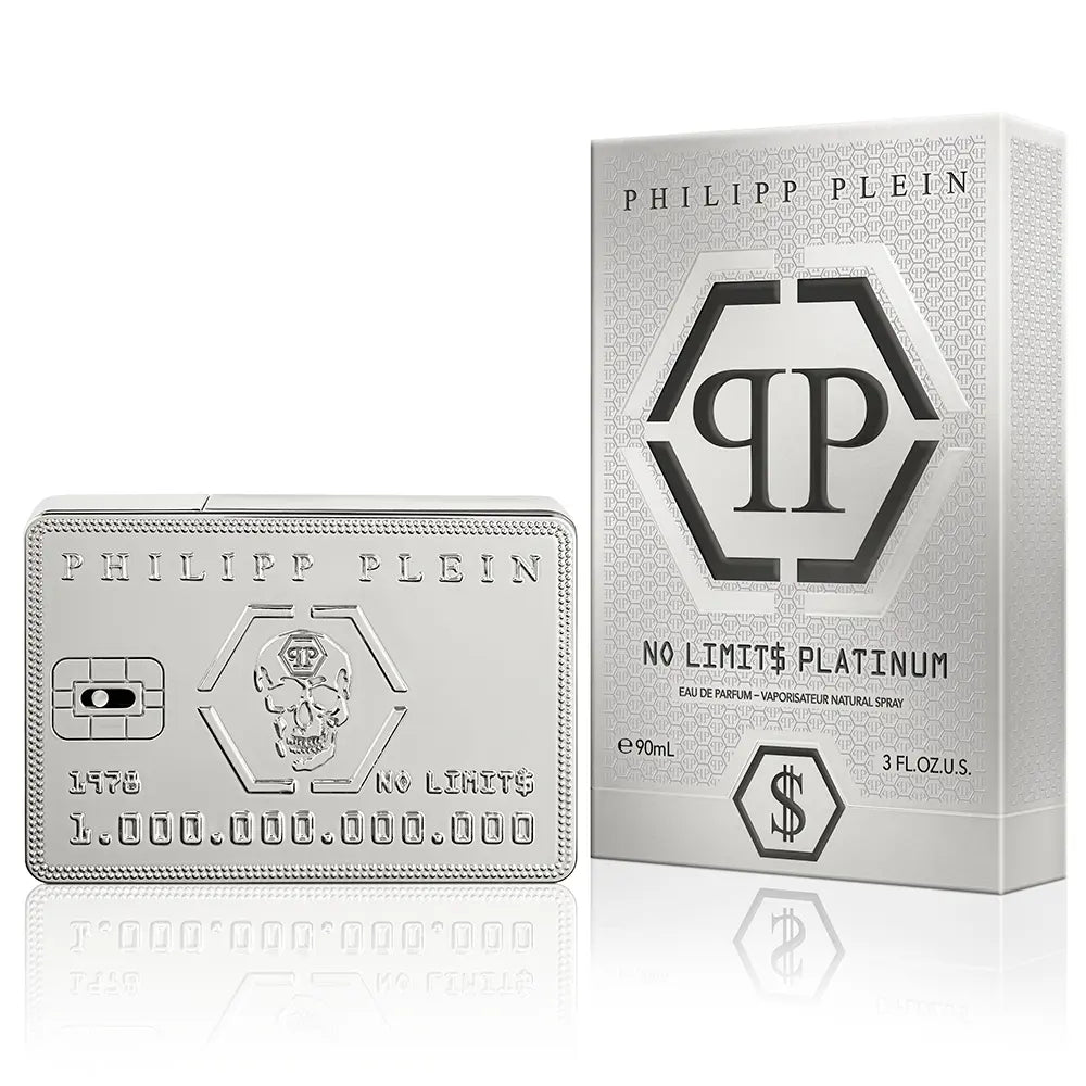 PHILIPP PLEIN-NO LIMITS PLATINUM edp vapo 90 ml.-DrShampoo - Perfumaria e Cosmética
