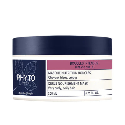 PHYTO-Máscara de nutrição INTENSE CURLS 200 ml-DrShampoo - Perfumaria e Cosmética