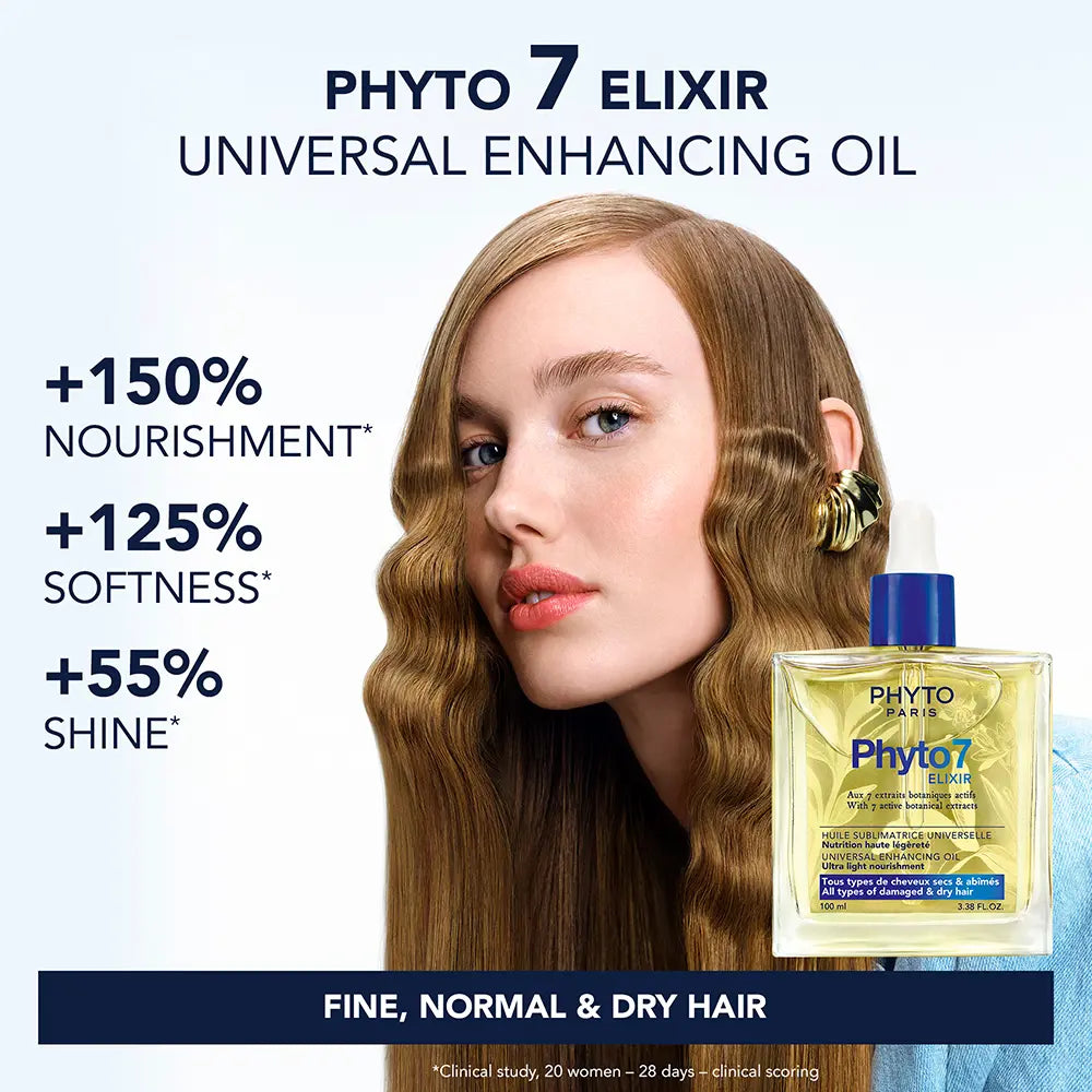 PHYTO-Óleo sublimador universal PHYTO 7 ELIXIR 100 ml-DrShampoo - Perfumaria e Cosmética