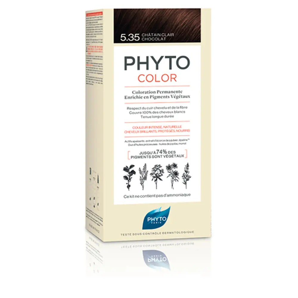 PHYTO-PHYTOCOLOR 535 chocolate castanho claro-DrShampoo - Perfumaria e Cosmética