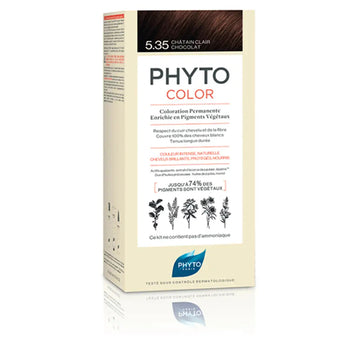PHYTO-PHYTOCOLOR 535 chocolate castanho claro-DrShampoo - Perfumaria e Cosmética Image principale du produit