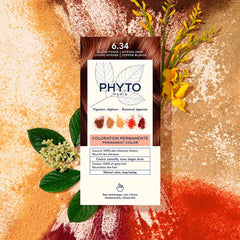 PHYTO-PHYTOCOLOR 634 Louro Cobre Escuro 4 u.-DrShampoo - Perfumaria e Cosmética