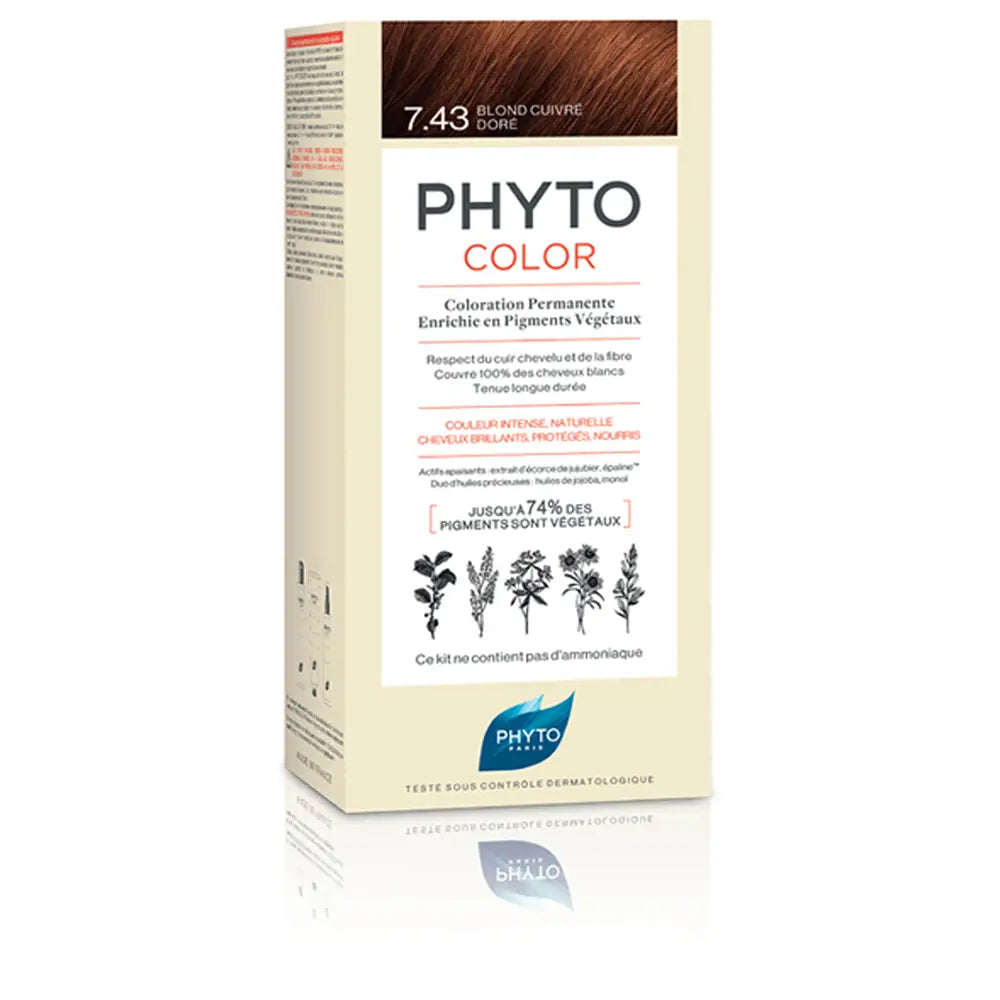 PHYTO-PHYTOCOLOR 743 loire dourado acobreado-DrShampoo - Perfumaria e Cosmética