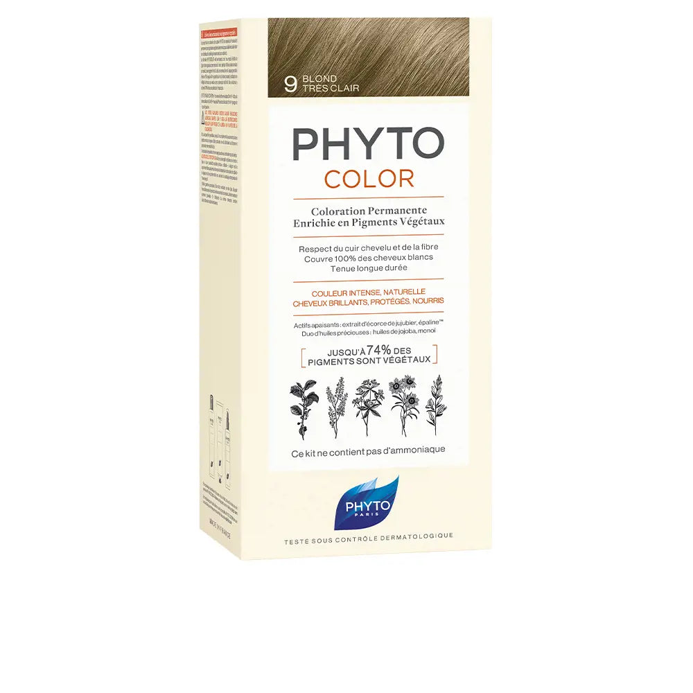 PHYTO-PHYTOCOLOR 9 loiro muito claro-DrShampoo - Perfumaria e Cosmética