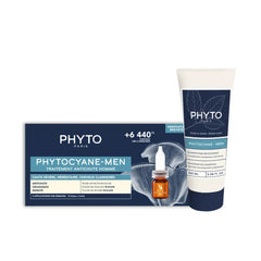 PHYTO-TRATAMENTO ANTI-QUEDA PHYTOCYANE PARA HOMENS LOTE 2 peças.-DrShampoo - Perfumaria e Cosmética