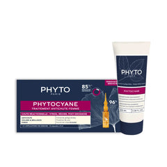 PHYTO-TRATAMENTO ANTI-QUEDA PHYTOCYANE REACAO MULHERES LOTE 2 pcs.-DrShampoo - Perfumaria e Cosmética