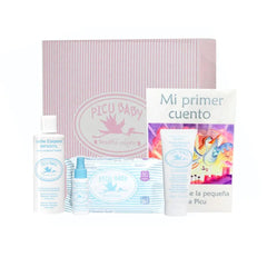 PICU BABY-CAIXA LISTRADA ROSA INFANTIL CONJUNTO NOVO 5 unidades-DrShampoo - Perfumaria e Cosmética