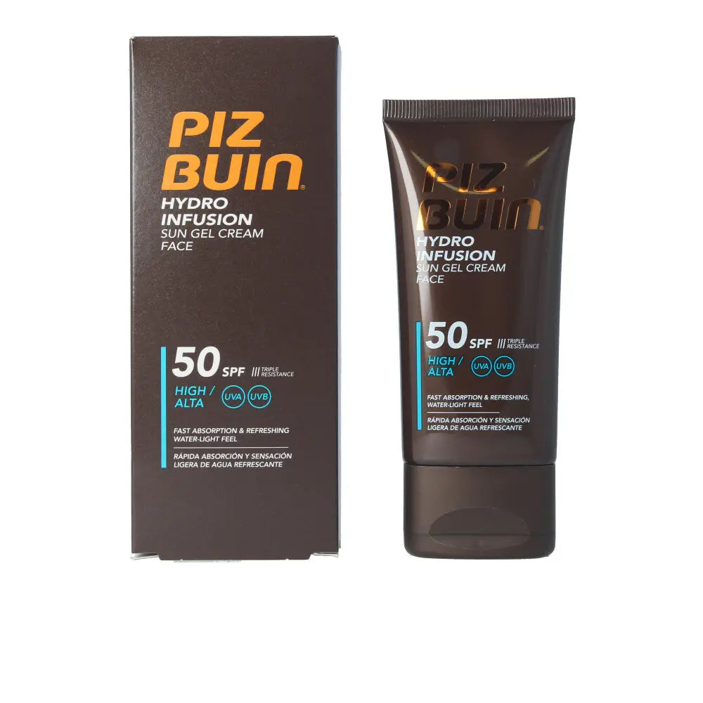 PIZ BUIN-HYDRO INFUSION gel solar creme rosto SPF50 50 ml-DrShampoo - Perfumaria e Cosmética