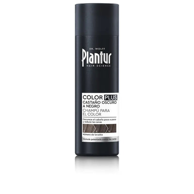 PLANTUR 39-COLOR PLUS castanho escuro a preto, shampoo tonalizante 200 ml-DrShampoo - Perfumaria e Cosmética