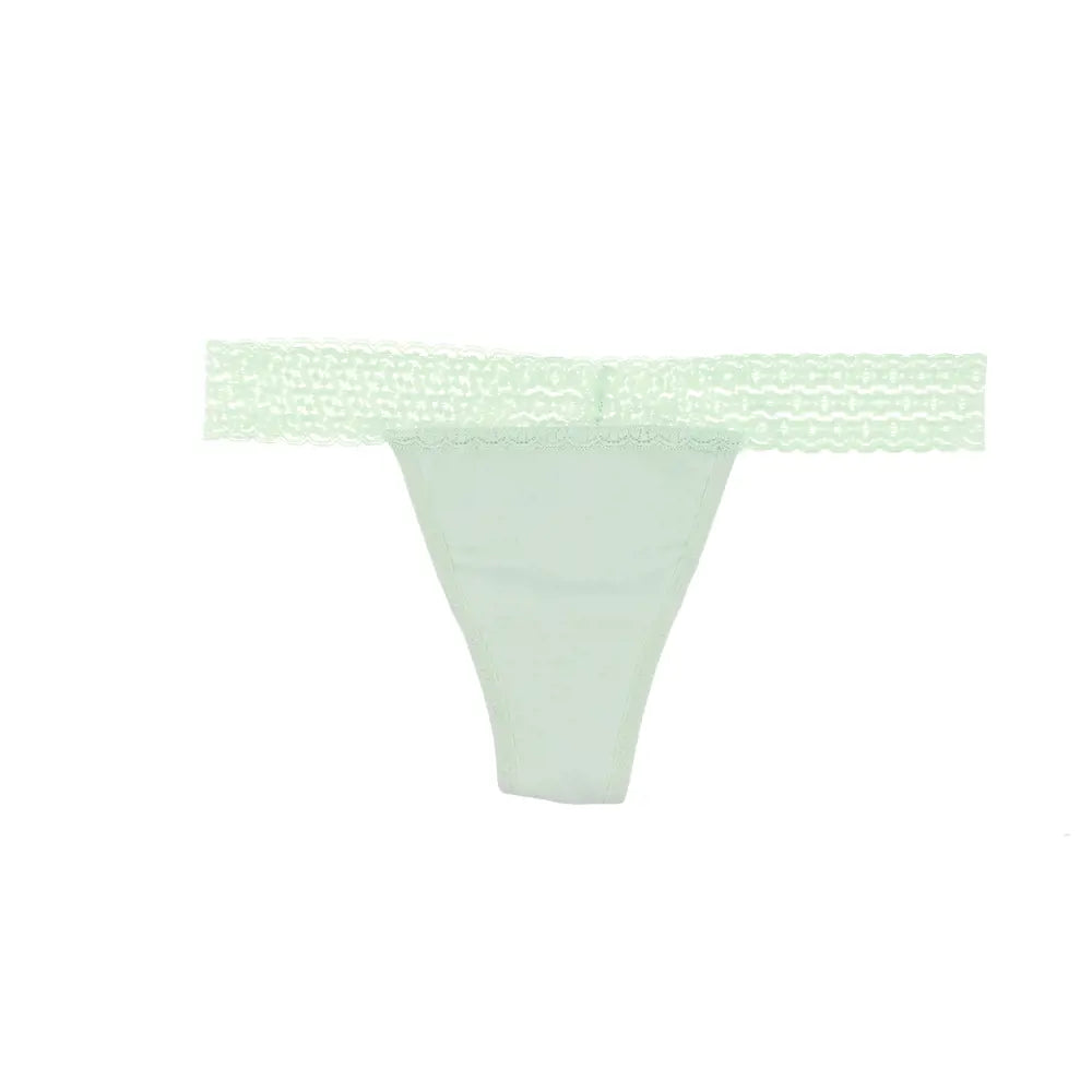 PLATANOMELÓN-Calcinha menstrual LACE THONG verde L-DrShampoo - Perfumaria e Cosmética