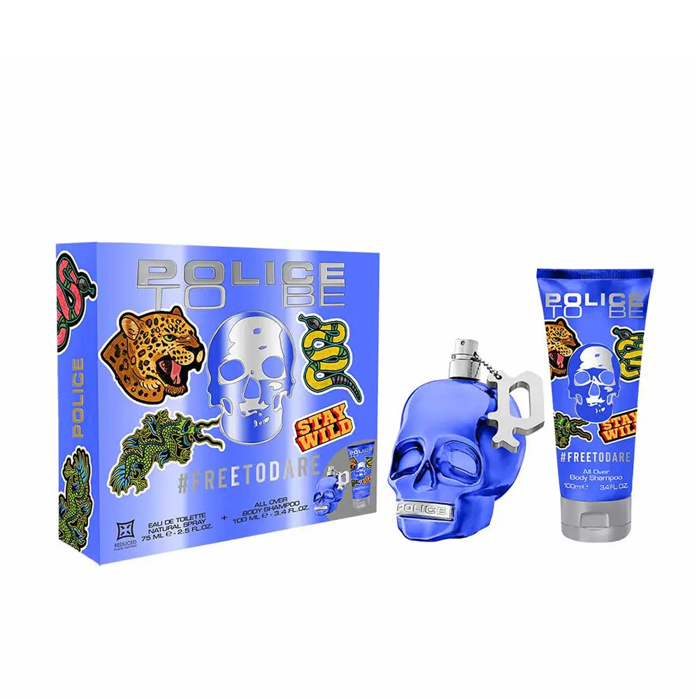 POLICE-SER LIVRE PARA OUSAR CASE HOMEM 2 pcs.-DrShampoo - Perfumaria e Cosmética