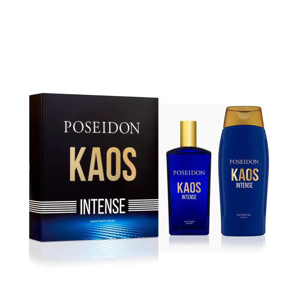 POSEIDON-Conjunto POSEIDON KAOS INTENSE 2 peças.-DrShampoo - Perfumaria e Cosmética
