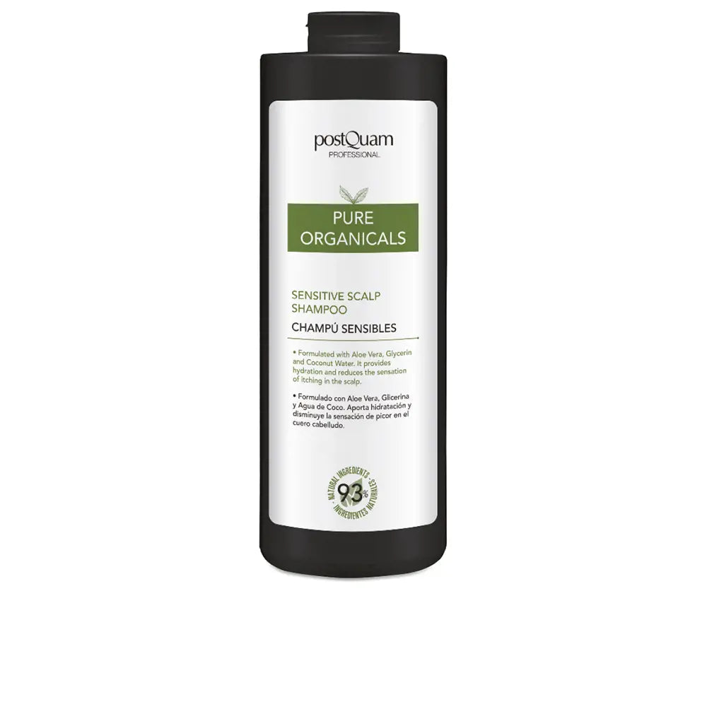 POSTQUAM-Shampoo para couro cabeludo sensível PURE ORGANICS 1000ml-DrShampoo - Perfumaria e Cosmética