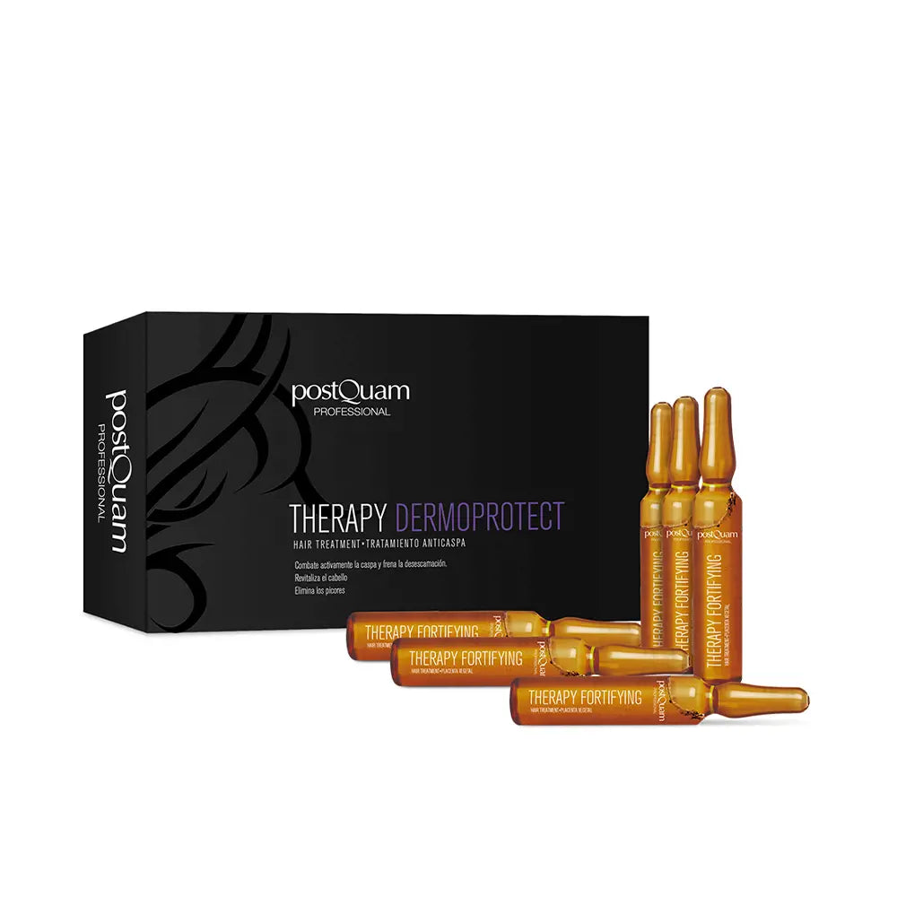 POSTQUAM-THERAPY DERMOPROTECT tratamento anticaspa 12 x 9 ml-DrShampoo - Perfumaria e Cosmética