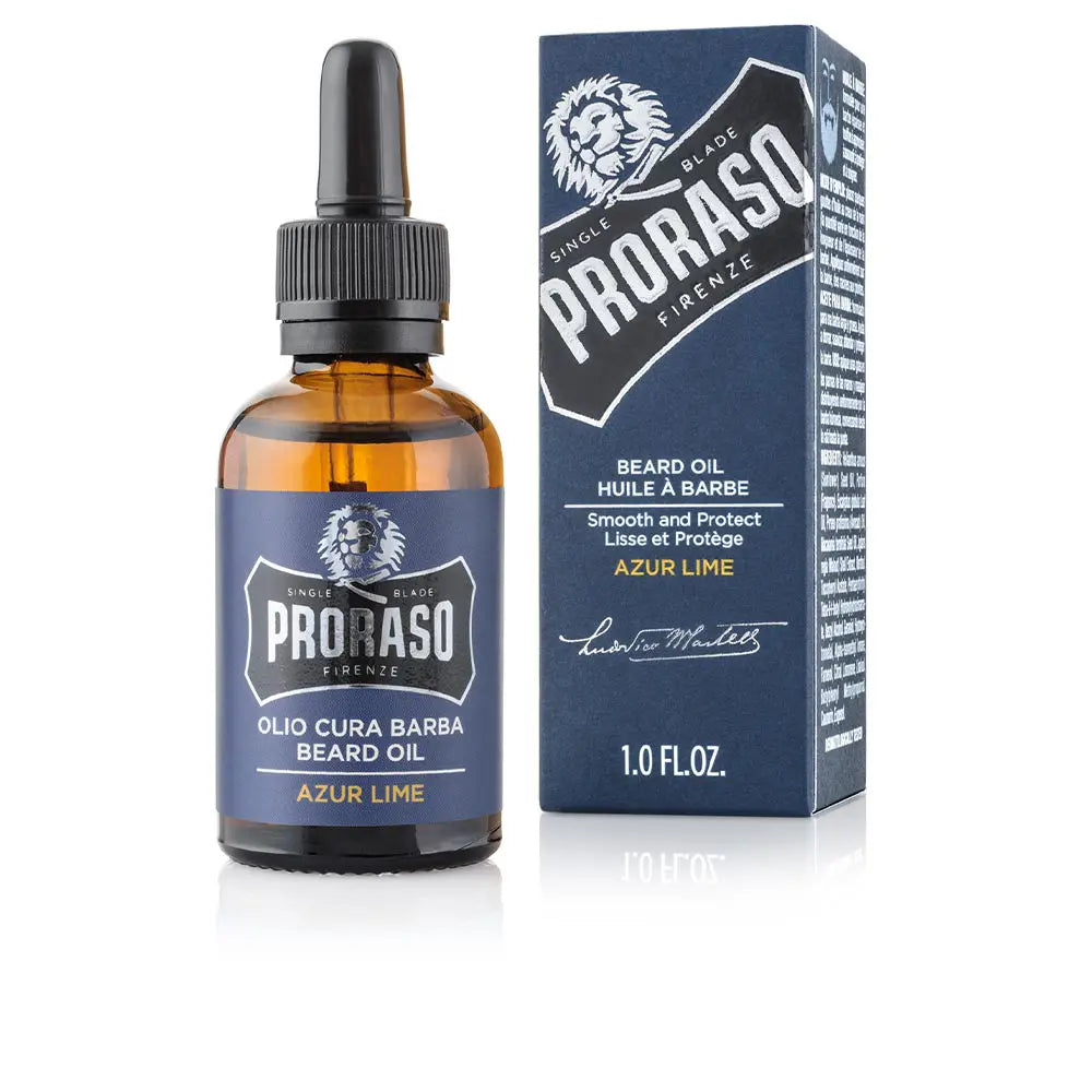 PRORASO-BLUE óleo para barba 30 ml.-DrShampoo - Perfumaria e Cosmética