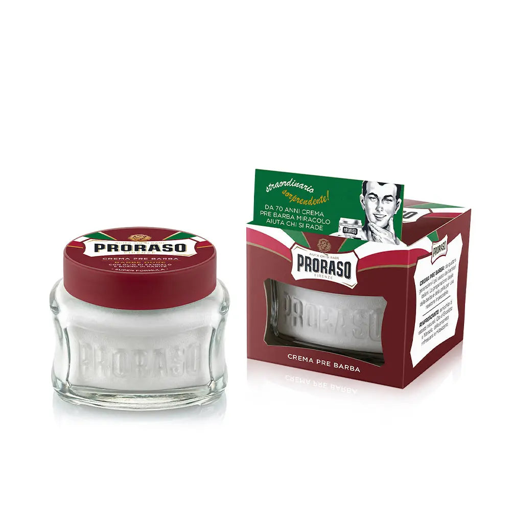 PRORASO-CREME PREPARATÓRIO PARA BARBA RED 100 ml-DrShampoo - Perfumaria e Cosmética