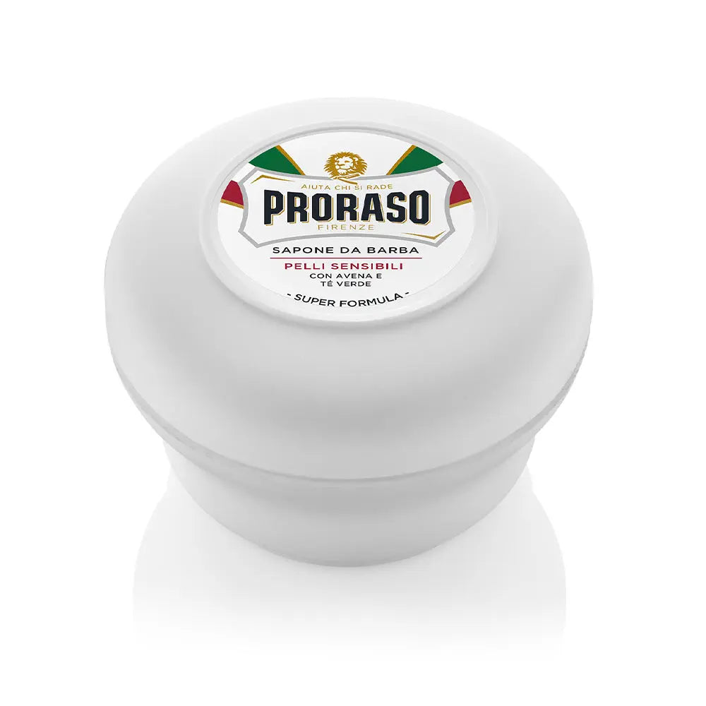 PRORASO-SABONETE DE BARBEAR BRANCO 150 ml.-DrShampoo - Perfumaria e Cosmética