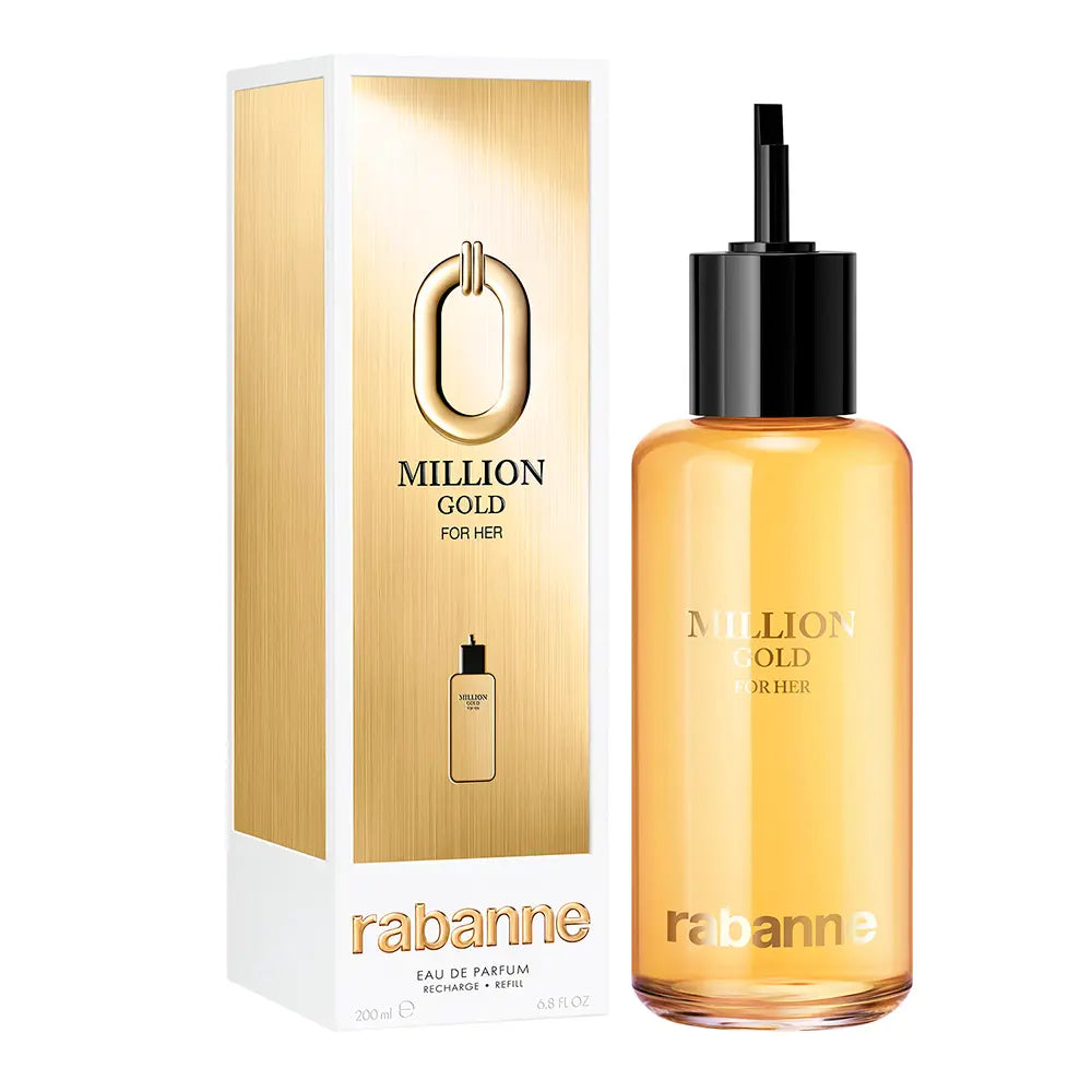RABANNE-MILLION GOLD FOR HER edp recarga 200 ml-DrShampoo - Perfumaria e Cosmética
