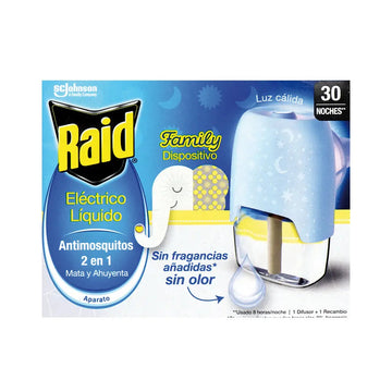 RAID-Dispositivo ANTI-MOSQUITO FAMÍLIA + recarga 30 noites-DrShampoo - Perfumaria e Cosmética Main image
