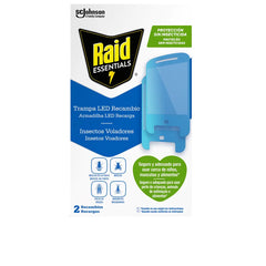RAID-Luz LED armadilha para insetos sem inseticida x 2 refis.-DrShampoo - Perfumaria e Cosmética
