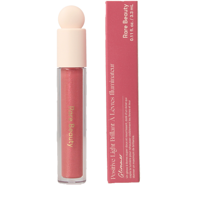 RARE BEAUTY-POSITIVE LIGHT gloss labial iluminador #Glimmer 3,3 ml-DrShampoo - Perfumaria e Cosmética