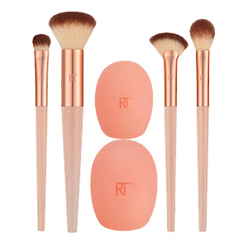 REAL TECHNIQUES-CHERRY ON TOP UM TOM MAIS BRILHANTE BASE CASE 6 pcs.-DrShampoo - Perfumaria e Cosmética