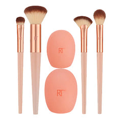 REAL TECHNIQUES-CHERRY ON TOP UM TOM MAIS BRILHANTE BASE CASE 6 pcs.-DrShampoo - Perfumaria e Cosmética