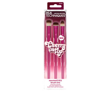 REAL TECHNIQUES-CHERRY ON TOP pincéis mesmereyes trio 3 u.-DrShampoo - Perfumaria e Cosmética Imagem principal do produto