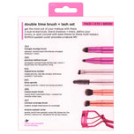 REAL TECHNIQUES-DOUBLE TIME BRUSH + LAST CASE 4 pcs.-DrShampoo - Perfumaria e Cosmética