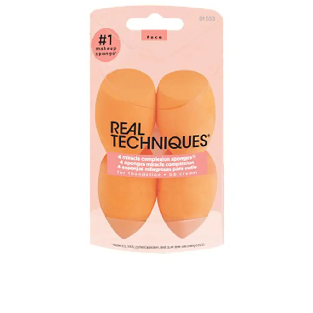 REAL TECHNIQUES-PACOTE COM 4 PCS DE ESFONDETE MILAGROSO-DrShampoo - Perfumaria e Cosmética