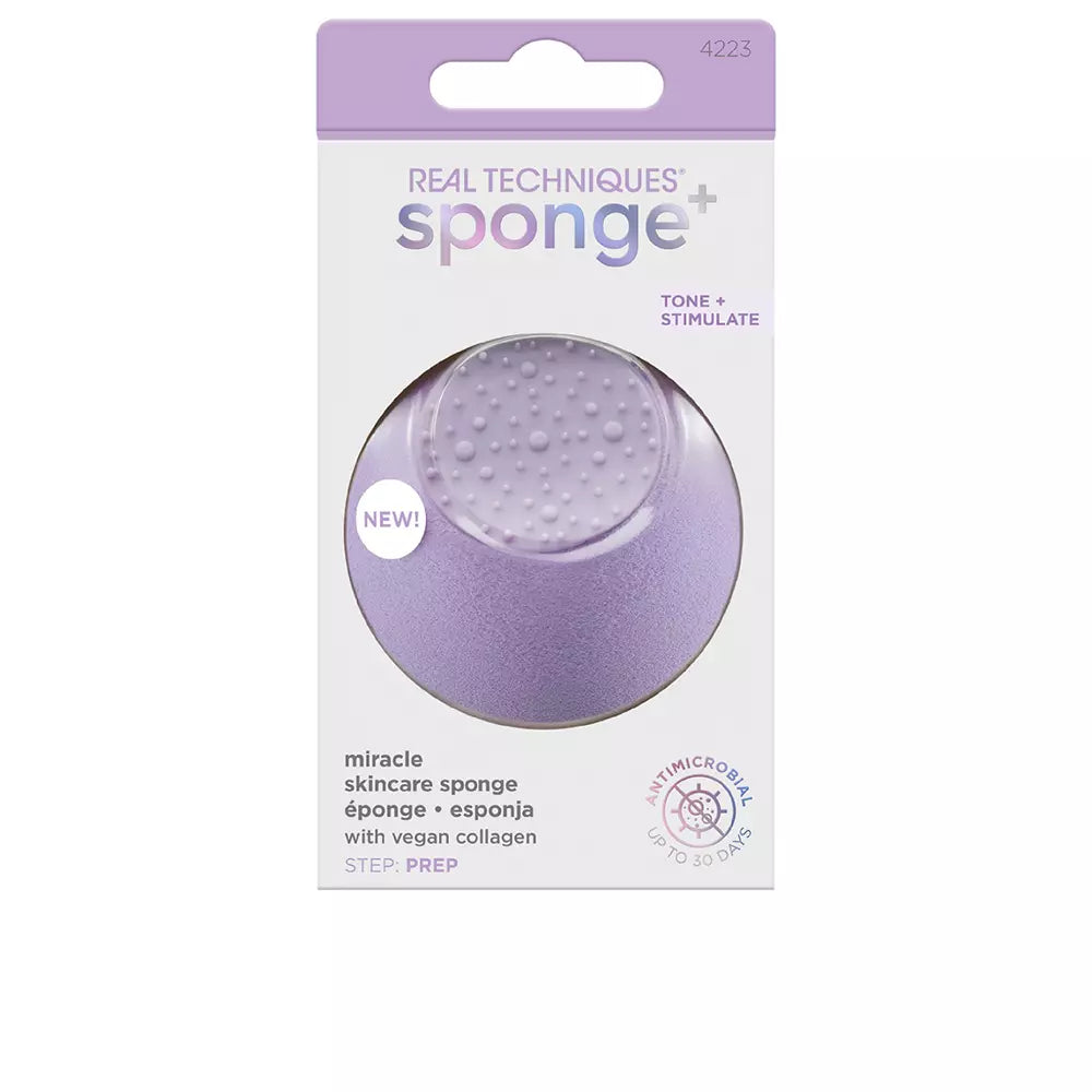 REAL TECHNIQUES-Sponge+ esponja milagrosa para cuidados com a pele 1 unidade-DrShampoo - Perfumaria e Cosmética