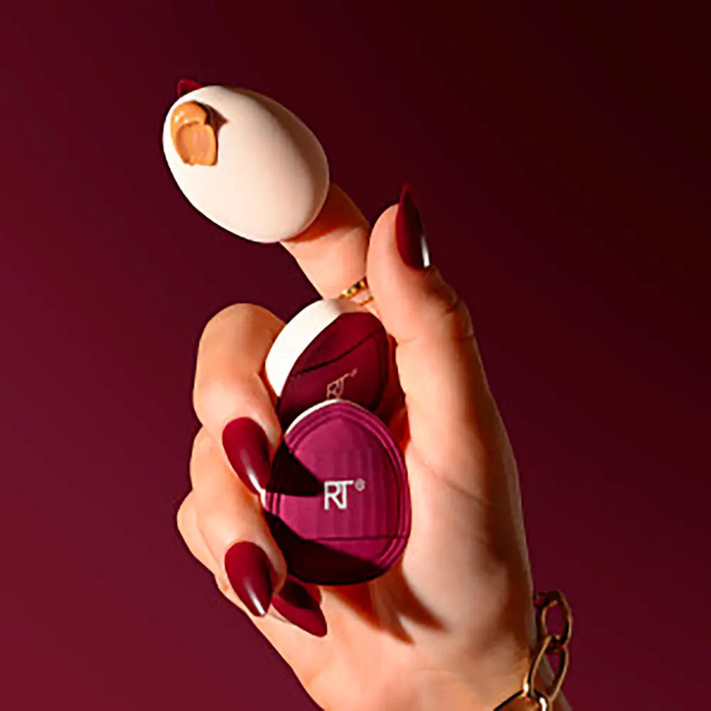 REAL TECHNIQUES-TRIO DE PUFFS DE MINI MARSHMALLOW CHERRY ON TOP 3 pcs.-DrShampoo - Perfumaria e Cosmética