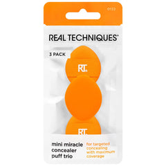 REAL TECHNIQUES-Trio de Esponjas de Corretivo MINI MILAGRE 3 u.-DrShampoo - Perfumaria e Cosmética