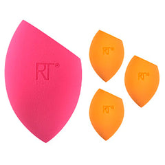 REAL TECHNIQUES-VIVID ESCAPE XL + MINI MILAGRO COMPLEXÃO ESPONJA CASE 4 pcs.-DrShampoo - Perfumaria e Cosmética