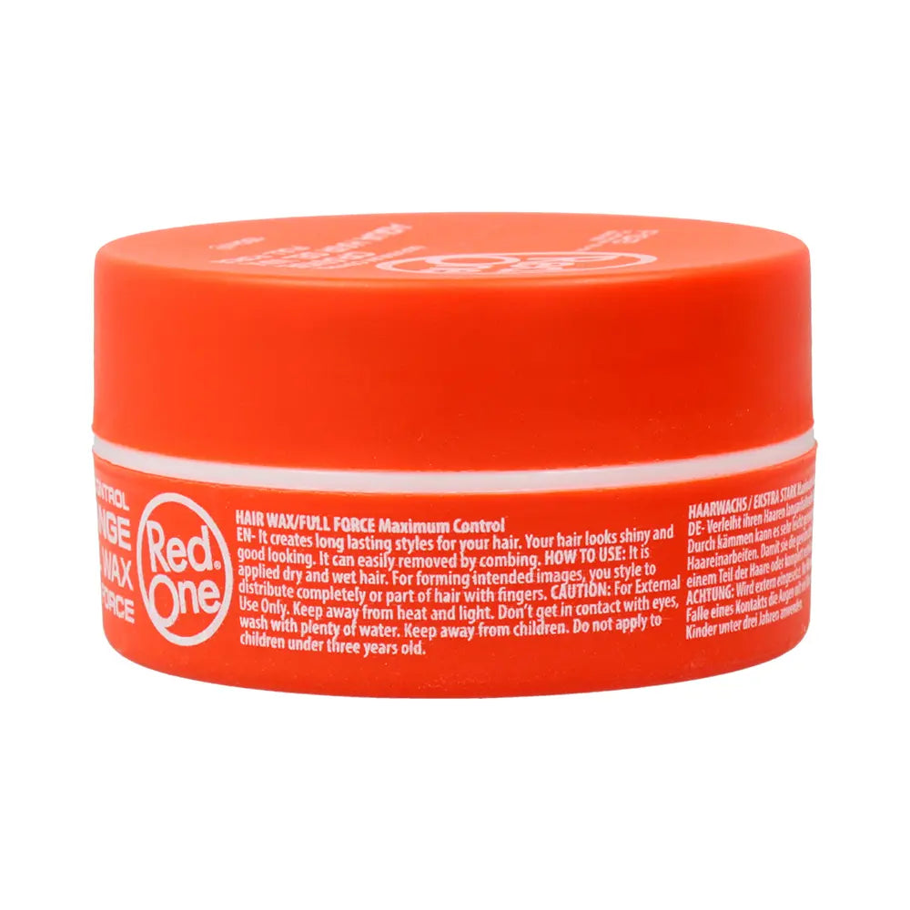 RED ONE-CERA PARA CABELO AQUA FORÇA TOTAL gel laranja 150 ml-DrShampoo - Perfumaria e Cosmética