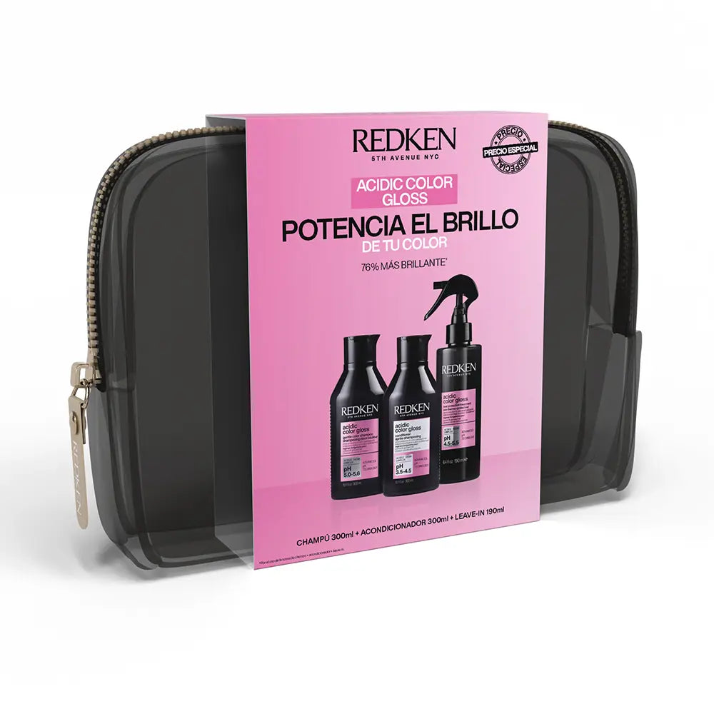 REDKEN-CASE DE GLOSS COLORIDO ÁCIDO 4 pcs.-DrShampoo - Perfumaria e Cosmética