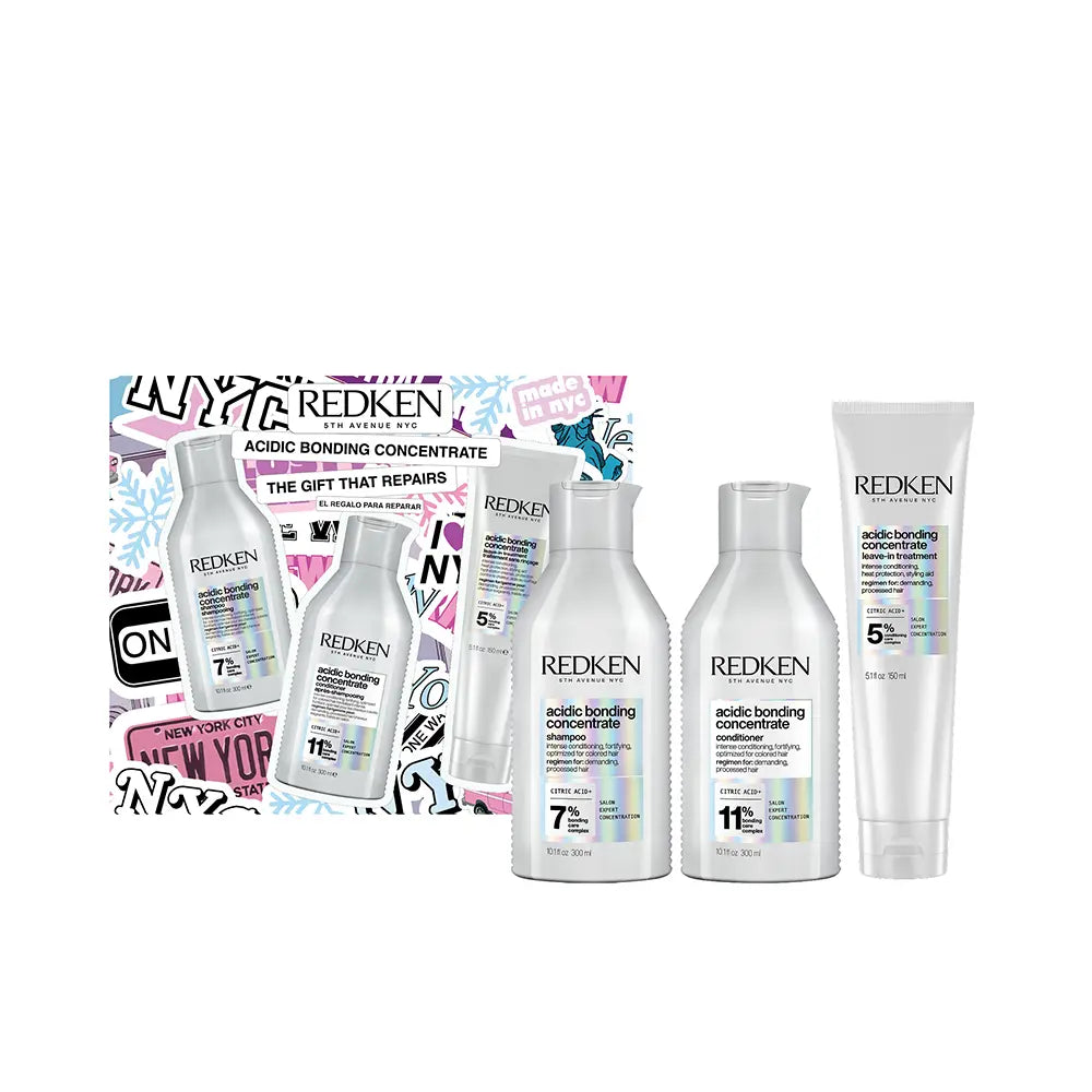 REDKEN-CONCENTRADO DE VINCULAÇÃO ÁCIDA CAIXA 3 peças.-DrShampoo - Perfumaria e Cosmética