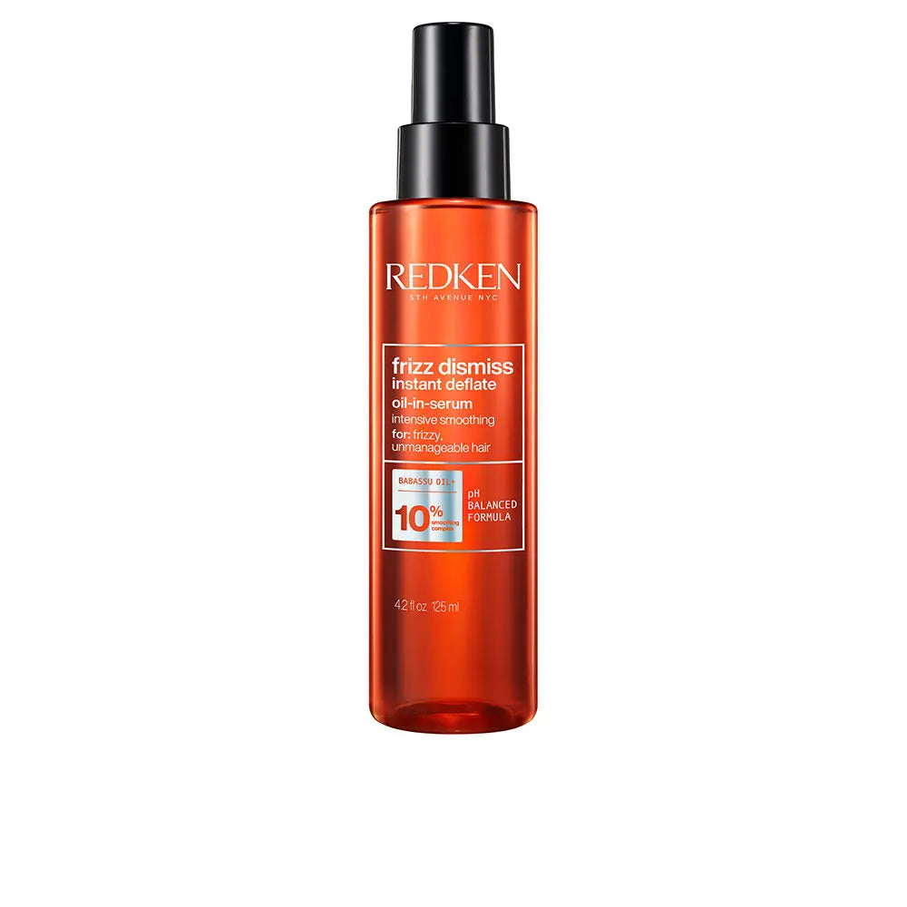 REDKEN-FRIZZ DISMISS instant deflate serum-in-oil 125 ml-DrShampoo - Perfumaria e Cosmética