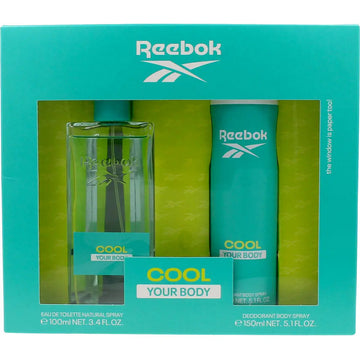 REEBOK-COOL YOUR BODY WOMAN LOTE-DrShampoo - Perfumaria e Cosmética Imagem principal do produto