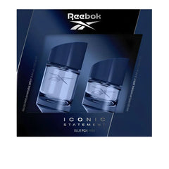 REEBOK-ICONIC BLUE MEN CASE 2 peças.-DrShampoo - Perfumaria e Cosmética