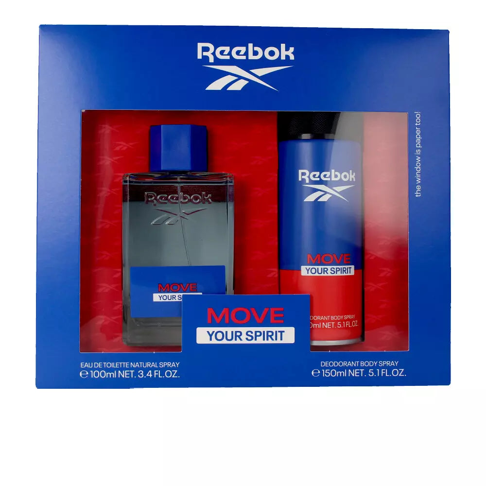 REEBOK-MOVE SEU ESPÍRITO HOMENS conjunto 2 pz-DrShampoo - Perfumaria e Cosmética