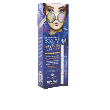 REFECTOCIL-BEAUTY LASH DOIS EM UM tinta para sobrancelhas Castanho natural 2 u-DrShampoo - Perfumaria e Cosmética Imagem principal do produto