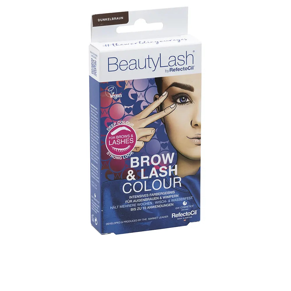 REFECTOCIL-BEAUTYLASH BROW LASH COLOUR kit de coloração para sobrancelhas e cílios Castanho Escuro 1 unidade.-DrShampoo - Perfumaria e Cosmética