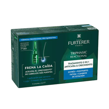 RENE FURTERER-Ampolas do ritual antiqueda TRIPHASIC REACCIONAL 12 x 5 ml.-DrShampoo - Perfumaria e Cosmética Imagen principal del producto