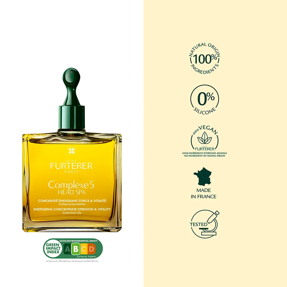 RENE FURTERER-CONCENTRADO ESTIMULANTE HEAD SPA COMPLEXE5 50 ml.-DrShampoo - Perfumaria e Cosmética