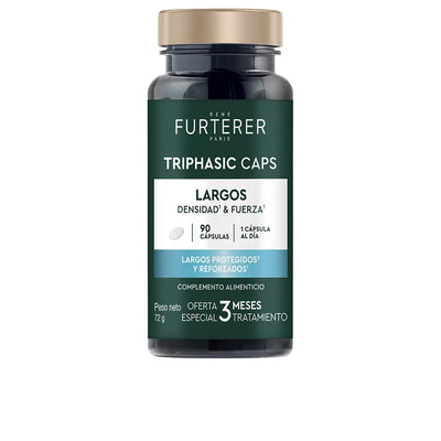 RENE FURTERER-Cápsulas TRIPHASIC CAPS de longa densidade e potência 90 unidades-DrShampoo - Perfumaria e Cosmética