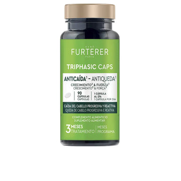 RENE FURTERER-Cápsulas de suplemento alimentar TRIPHASIC CAPS para antiqueda de cabelo 90 unidades.-DrShampoo - Perfumaria e Cosmética Image principale du produit