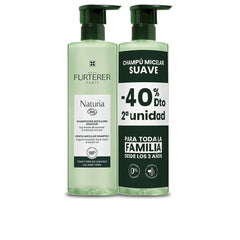 RENE FURTERER-NATURIA shampoo micelar ultra suave sem sulfatos pack 2 x 400 ml.-DrShampoo - Perfumaria e Cosmética