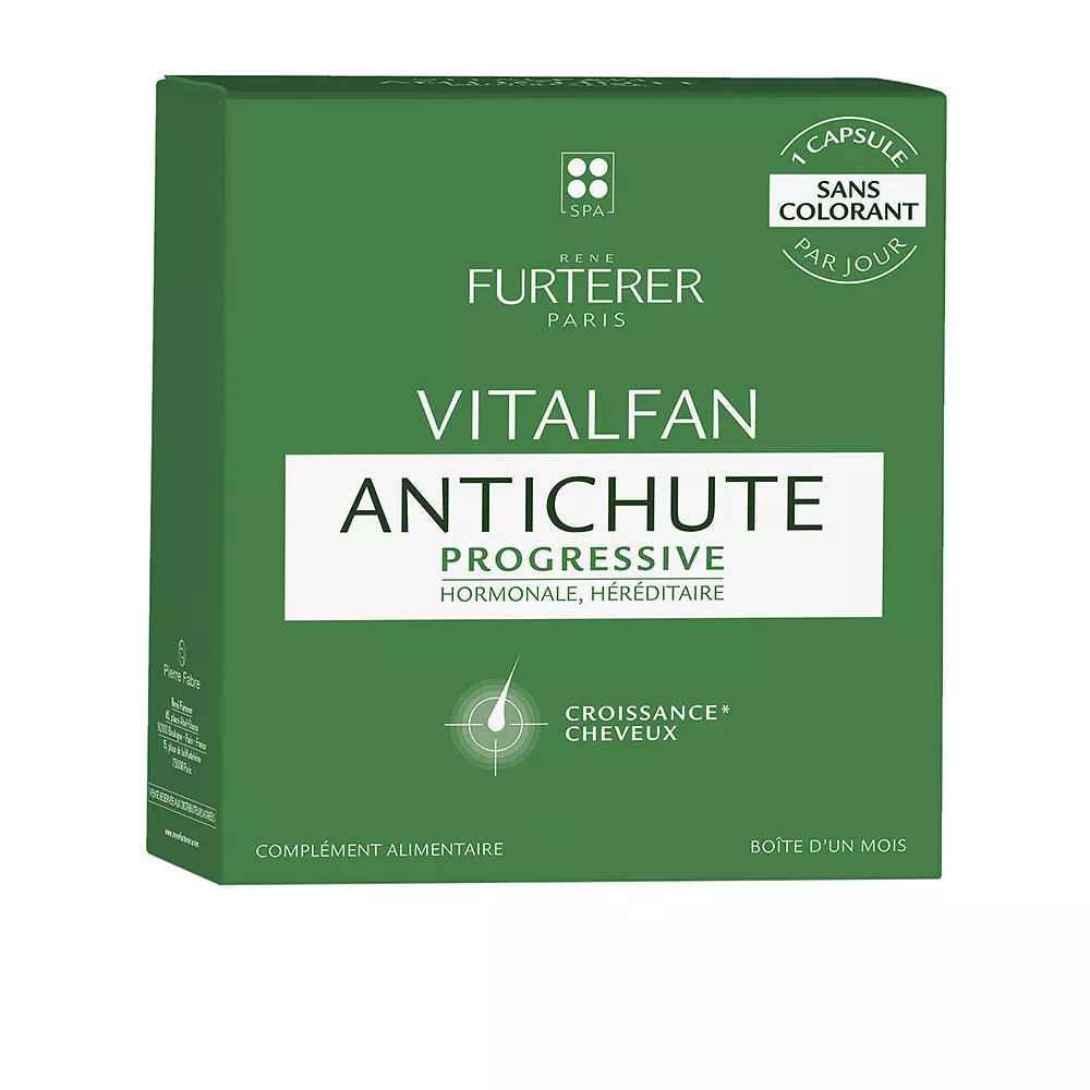 RENE FURTERER-Rene Furterer Vitalfan Antiqueda Progressivo 30 Cápsulas-DrShampoo - Perfumaria e Cosmética